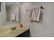 Bathroom with beige vanity, framed mirror, and single sink at 2315 W Union Hills Dr # 112, Phoenix, AZ 85027