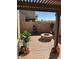 Relaxing backyard with a fire pit and pergola at 2613 E Bart St, Gilbert, AZ 85295