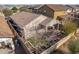 Aerial view of house, backyard, and surrounding homes at 26538 N 132Nd Ln, Peoria, AZ 85383