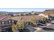 Aerial view showcasing a row of houses at 26538 N 132Nd Ln, Peoria, AZ 85383