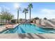 Inviting swimming pool with a spacious deck area at 2889 E Tremaine Ave, Gilbert, AZ 85234