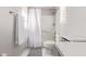 Bright bathroom with shower/tub combo and white vanity at 2921 S Martingale Rd, Gilbert, AZ 85295