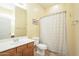 Clean bathroom with shower/tub combo and updated vanity at 30034 N 128Th Ave, Peoria, AZ 85383