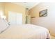 Comfortable bedroom with double closet and neutral decor at 30034 N 128Th Ave, Peoria, AZ 85383