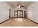 Bright dining room featuring French doors and tile flooring at 3630 W Bohl St, Laveen, AZ 85339