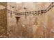 Large shower with dual shower heads and tile surround at 3630 W Bohl St, Laveen, AZ 85339