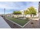 Community bocce ball court with benches and landscaping, set among the community townhomes at 4058 E Erie E St # 103, Gilbert, AZ 85295