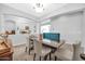 Bright dining room with a large table and seating for six at 4113 E Burnside Trl, Cave Creek, AZ 85331