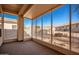 Spacious screened patio with mountain views at 4249 S Pony Rider Trl, Gold Canyon, AZ 85118