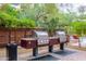 Outdoor grilling area with two gas grills at 7167 E Rancho Vista Dr # 4011, Scottsdale, AZ 85251