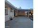 Covered patio with concrete flooring and access to utilities at 10216 W Ironwood Dr, Sun City, AZ 85351