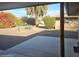 Covered patio area overlooking the backyard at 10216 W Ironwood Dr, Sun City, AZ 85351