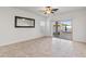 Bright dining area with sliding glass doors leading to the backyard and pool at 10808 W Cottontail Ln, Peoria, AZ 85383