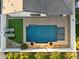 An inviting backyard pool with surrounding landscaping and patio at 10808 W Cottontail Ln, Peoria, AZ 85383