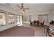 Dining area with sliding doors leading to patio at 1201 W Ducasse Dr, Phoenix, AZ 85013