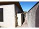 Side yard with storage shed and block wall at 1201 W Ducasse Dr, Phoenix, AZ 85013