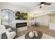 Small dining area with table and chairs, adjacent to the living room at 15095 N Thompson Peak Pkwy # 1044, Scottsdale, AZ 85260