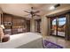 Guest bedroom with kitchenette and stunning views at 16117 E Shooting Star Trl, Fountain Hills, AZ 85268