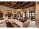Spacious living room features stone fireplace and high ceilings at 16117 E Shooting Star Trl, Fountain Hills, AZ 85268