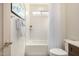 Simple bathroom with shower/tub combo and updated fixtures at 16884 W Pinchot Ave, Goodyear, AZ 85395