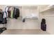 Spacious walk-in closet with ample shelving and hanging space at 16884 W Pinchot Ave, Goodyear, AZ 85395