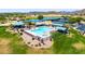 Community pool and spa with a relaxing atmosphere at 29864 N Desert Willow Blvd, San Tan Valley, AZ 85143