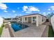 Inviting rectangular pool with a large patio area at 319 S 227Th Ct, Buckeye, AZ 85326