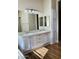 Bathroom with double vanity and light-colored cabinets at 3301 S Goldfield Rd # 3038, Apache Junction, AZ 85119