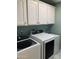 Well-equipped laundry room featuring modern appliances and ample cabinet space at 3301 S Goldfield Rd # 3038, Apache Junction, AZ 85119
