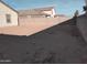 Large backyard with block wall and space for landscaping at 36061 W Santa Clara Ave, Maricopa, AZ 85138