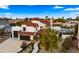 Stunning aerial view of two-story home with red tile roof and landscaped yard at 5012 E Blanche Dr, Scottsdale, AZ 85254