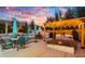 Inviting backyard with pergola, hot tub, and fire pit at 5012 E Blanche Dr, Scottsdale, AZ 85254