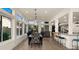 Elegant dining room adjacent to kitchen, offering ample natural light at 5012 E Blanche Dr, Scottsdale, AZ 85254