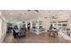 Game room with pool table and plenty of natural light at 5012 E Blanche Dr, Scottsdale, AZ 85254