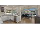 Open concept kitchen with dining area and access to backyard at 5012 E Blanche Dr, Scottsdale, AZ 85254