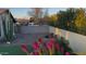 Landscaped backyard with gravel, cactus plants, and a block wall at 5345 E Evans Dr, Scottsdale, AZ 85254