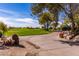 View of a beautifully manicured golf course at 6334 E Viewmont Dr # 5, Mesa, AZ 85215