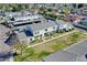 Aerial view of building exterior and landscaping at 6618 S La Rosa Dr, Tempe, AZ 85283