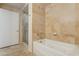 Bathroom with soaking tub and separate shower at 7157 E Rancho Vista Dr # 5006, Scottsdale, AZ 85251