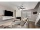 Cozy living room featuring a fireplace and comfortable seating at 921 W University Dr # 1136, Mesa, AZ 85201