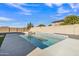 Inviting swimming pool with spa and patio at 11506 E Sylvan Ave, Mesa, AZ 85212