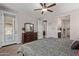 Main bedroom with private access to backyard and ensuite bathroom at 1176 E Ridgerock St, Casa Grande, AZ 85122