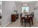 Formal dining room with a wood table and sideboard at 1176 E Ridgerock St, Casa Grande, AZ 85122