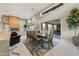 Bright dining area with sliding glass doors leading to the patio and pool at 14245 N Territory Trl, Fountain Hills, AZ 85268