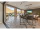 Outdoor kitchen with built-in grill and ample counter space at 14245 N Territory Trl, Fountain Hills, AZ 85268