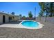 Inviting kidney shaped pool with pebble tec finish at 14626 N 36Th Pl, Phoenix, AZ 85032