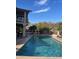 Backyard pool with desert landscape and exterior view of home at 15237 S 19Th Way, Phoenix, AZ 85048