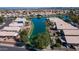 Aerial view of homes and lakefront property at 19847 N 108Th Ave, Peoria, AZ 85373