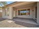 Covered patio with access to the backyard at 19847 N 108Th Ave, Peoria, AZ 85373