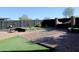 Spacious backyard with fire pit and artificial turf at 22233 N 76Th Dr, Peoria, AZ 85383